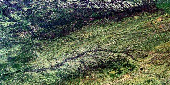 Air photo: Emile Lake Satellite Image map 095B15 at 1:50,000 Scale