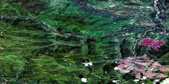 Air photo: Mooney Creek Satellite Image map 095C03 at 1:50,000 Scale