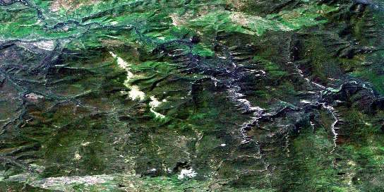 Air photo: Pool Creek Satellite Image map 095C05 at 1:50,000 Scale