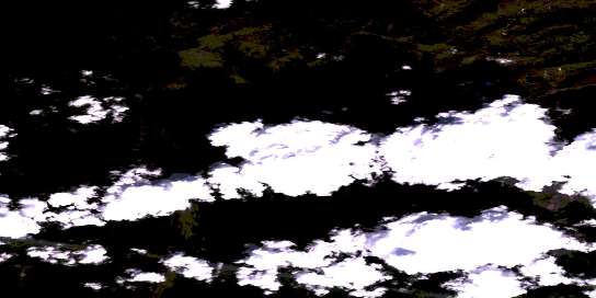 Air photo: Dendale Lake Satellite Image map 095C15 at 1:50,000 Scale