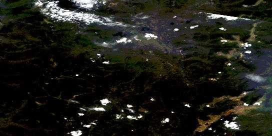 Air photo: Last Mountain Satellite Image map 095D15 at 1:50,000 Scale