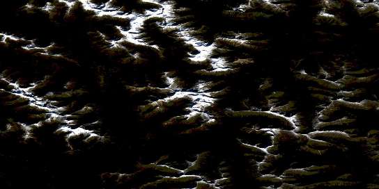 Air photo: Caesar Lakes Satellite Image map 095E05 at 1:50,000 Scale