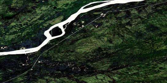 Air photo: Dehdjida Island Satellite Image map 095G02 at 1:50,000 Scale