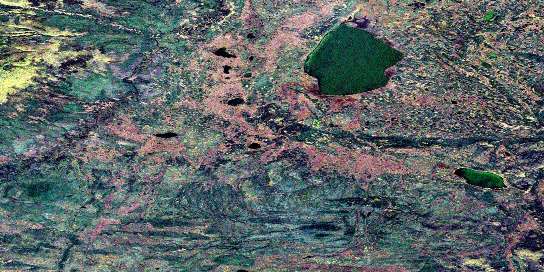 Air photo: Antoine Lake Satellite Image map 095H12 at 1:50,000 Scale