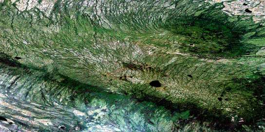 Ebbutt Hills Satellite Map 095J08 at 1:50,000 scale - National Topographic System of Canada (NTS) - Orthophoto