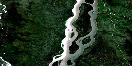 Air photo: Mcgern Island Satellite Image map 095J11 at 1:50,000 Scale