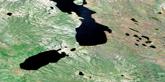 Air photo: Greasy Lake Satellite Image map 095J16 at 1:50,000 Scale