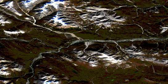 Air photo: Hay Hook Lake Satellite Image map 095M10 at 1:50,000 Scale
