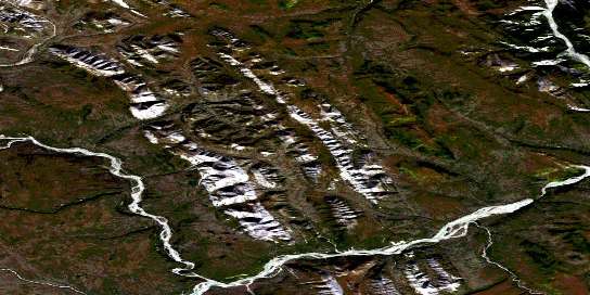 Air photo: Redstone Range Satellite Image map 095N12 at 1:50,000 Scale