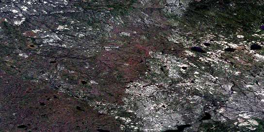 Air photo: Shegonla Hills Satellite Image map 095P12 at 1:50,000 Scale