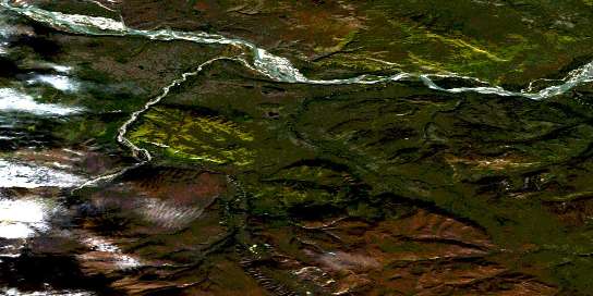 Air photo: Red Dog Mountain Satellite Image map 096C04 at 1:50,000 Scale