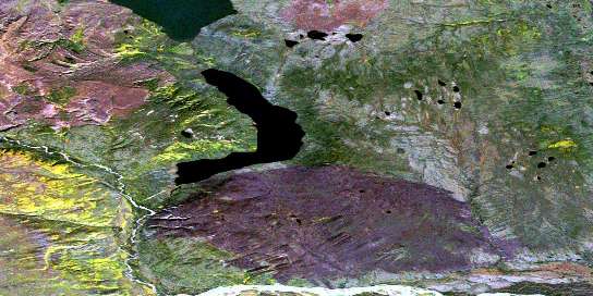 Air photo: Mooselick Creek Satellite Image map 096C06 at 1:50,000 Scale