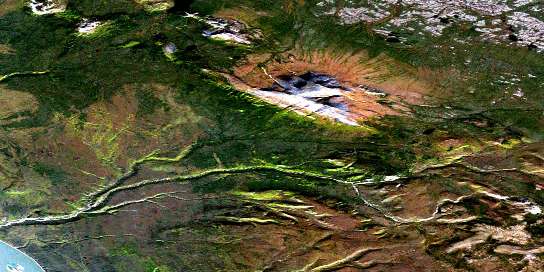 Air photo: Saline River Satellite Image map 096C08 at 1:50,000 Scale