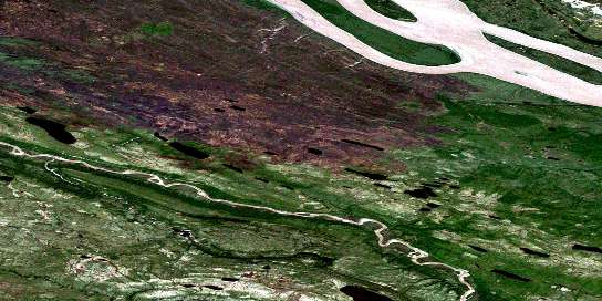 Air photo: Rete Lake Satellite Image map 096E05 at 1:50,000 Scale