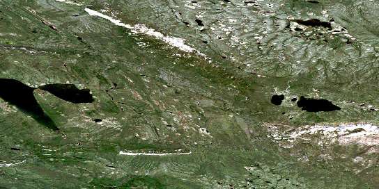 Moon Lake Satellite Map 096E11 at 1:50,000 scale - National Topographic System of Canada (NTS) - Orthophoto