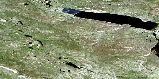 Air photo: Sam Mcrae Lake Satellite Image map 096E14 at 1:50,000 Scale