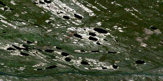 Air photo: Yukon Lake Satellite Image map 096F01 at 1:50,000 Scale