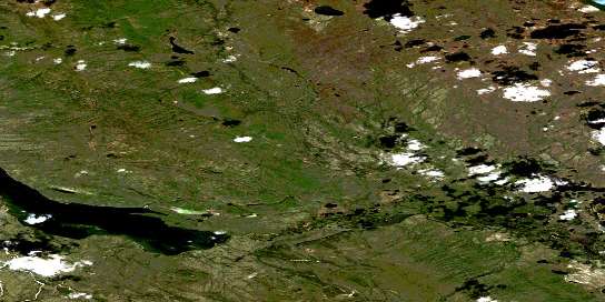 Air photo: Loche Lake Satellite Image map 096F05 at 1:50,000 Scale