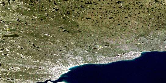 Air photo: Salatreil River Satellite Image map 096G10 at 1:50,000 Scale