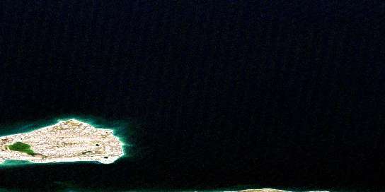 Air photo: Ekka Island Satellite Image map 096J08 at 1:50,000 Scale