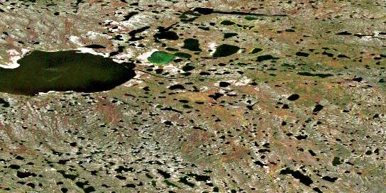 Kilekale Lake Satellite Map 096J12 at 1:50,000 scale - National Topographic System of Canada (NTS) - Orthophoto