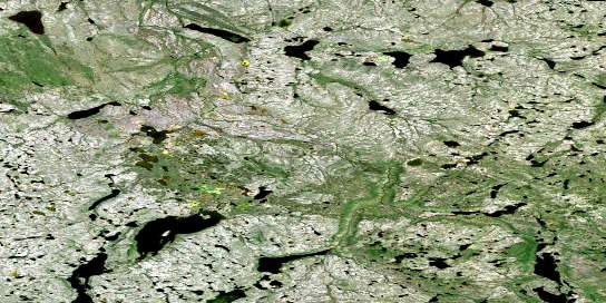 No Title Satellite Map 096M05 at 1:50,000 scale - National Topographic System of Canada (NTS) - Orthophoto