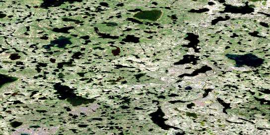 No Title Satellite Map 096M15 at 1:50,000 scale - National Topographic System of Canada (NTS) - Orthophoto
