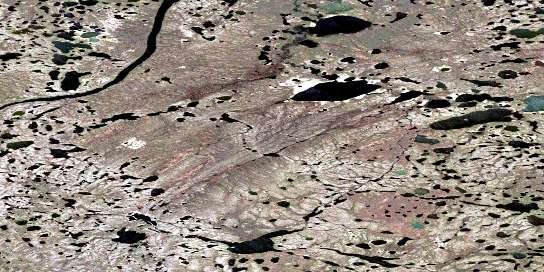 No Title Satellite Map 096N01 at 1:50,000 scale - National Topographic System of Canada (NTS) - Orthophoto