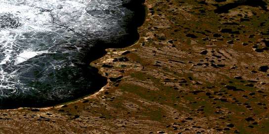No Title Satellite Map 096N04 at 1:50,000 scale - National Topographic System of Canada (NTS) - Orthophoto