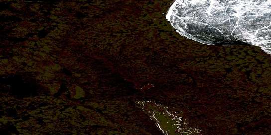 No Title Satellite Map 096N06 at 1:50,000 scale - National Topographic System of Canada (NTS) - Orthophoto