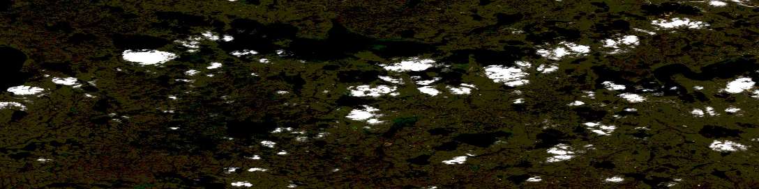 Air photo: Granet Lake Satellite Image map 097B10 at 1:50,000 Scale