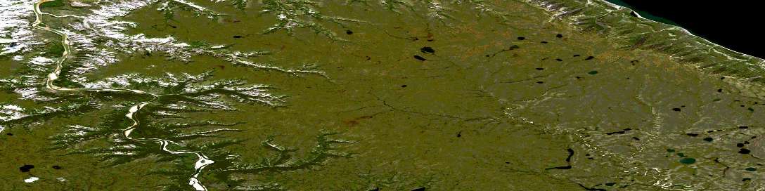 Air photo: Coal Creek Satellite Image map 097C06 at 1:50,000 Scale