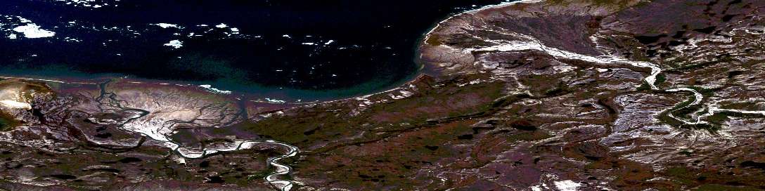 Air photo: Rat Lake Satellite Image map 097D05 at 1:50,000 Scale