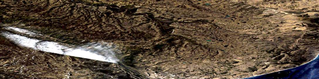 Air photo: Cape Collinson Satellite Image map 097H06 at 1:50,000 Scale