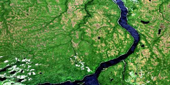 Air photo: Masset Sound Satellite Image map 103F16 at 1:50,000 Scale