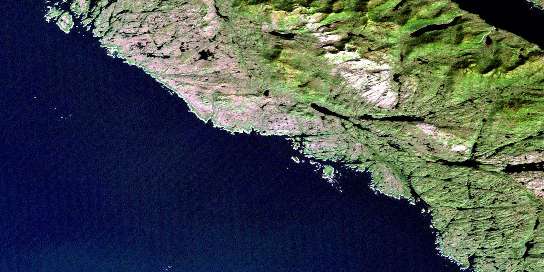 Air photo: Banks Lakes Satellite Image map 103G08 at 1:50,000 Scale