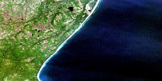 Air photo: Eagle Hill Satellite Image map 103G13 at 1:50,000 Scale