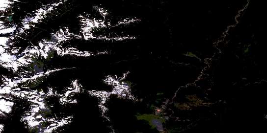 Air photo: Kitimat Satellite Image map 103I02 at 1:50,000 Scale