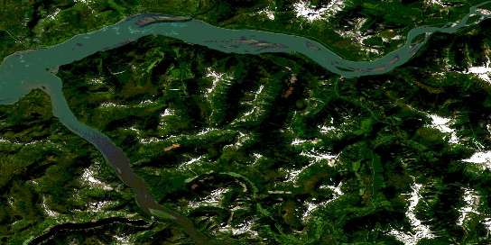 Air photo: Port Essington Satellite Image map 103I04 at 1:50,000 Scale