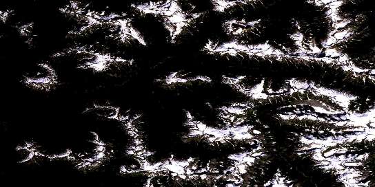 Air photo: Khutzeymateen River Satellite Image map 103I12 at 1:50,000 Scale