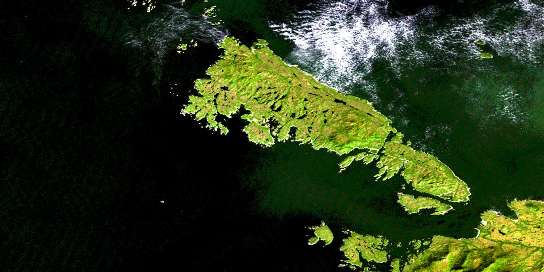 Air photo: Stephens Island Satellite Image map 103J02 at 1:50,000 Scale