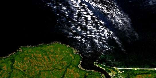 Air photo: Masset Satellite Image map 103K01 at 1:50,000 Scale