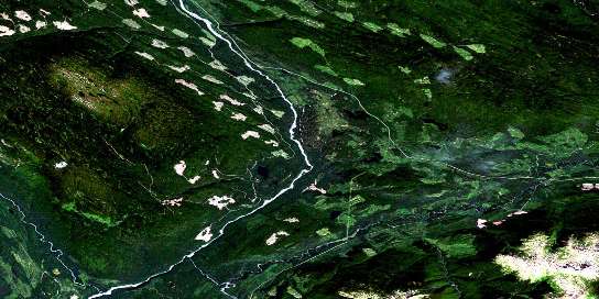 Air photo: Cranberry River Satellite Image map 103P10 at 1:50,000 Scale