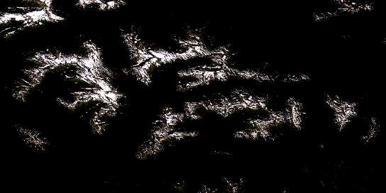 Air photo: Kuldo Creek Satellite Image map 103P16 at 1:50,000 Scale