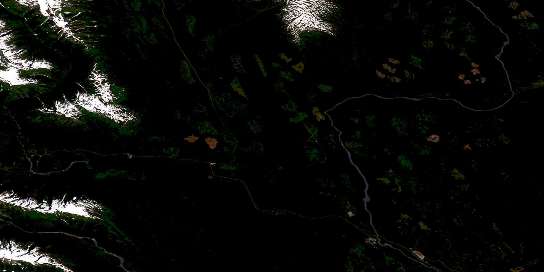 Air photo: Meziadin Lake Satellite Image map 104A03 at 1:50,000 Scale
