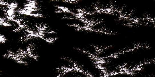 Taft Creek Satellite Map 104A11 at 1:50,000 scale - National Topographic System of Canada (NTS) - Orthophoto
