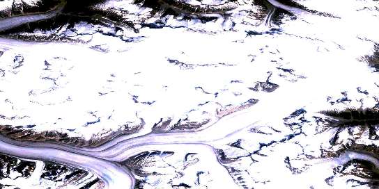 Air photo: Owens Peak Satellite Image map 104F15 at 1:50,000 Scale