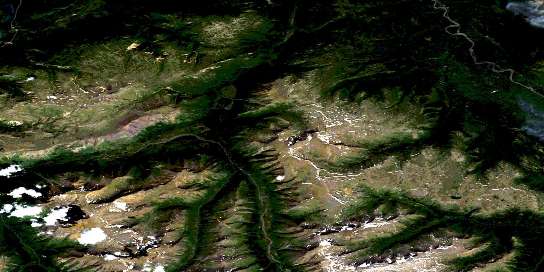 Air photo: Kluea Lake Satellite Image map 104H12 at 1:50,000 Scale