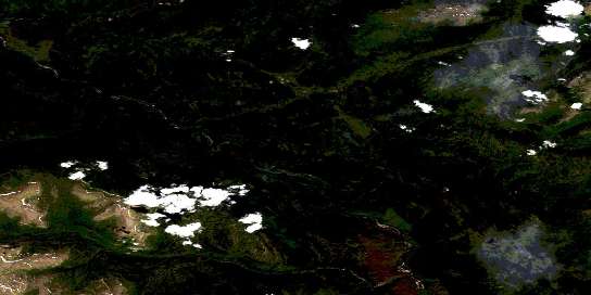 Air photo: Diamond Creek Satellite Image map 104H16 at 1:50,000 Scale