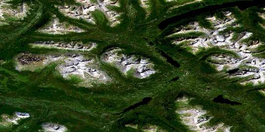 Air photo: Hard Lake Satellite Image map 104I11 at 1:50,000 Scale